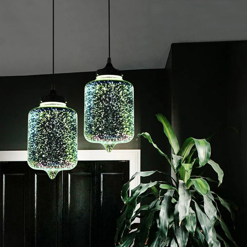 E27 светодиодный подвесной светильник для кухни ресторана гостиной | Лампы и