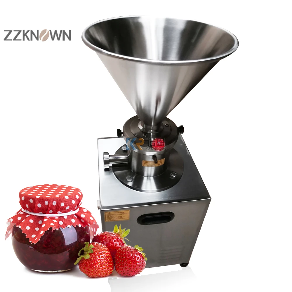 

Multi-function Peanut Butter Colloid Mill 304 Stainless Steel Grinder High Output Nut Tomato Chilli Sauce Processing Machine