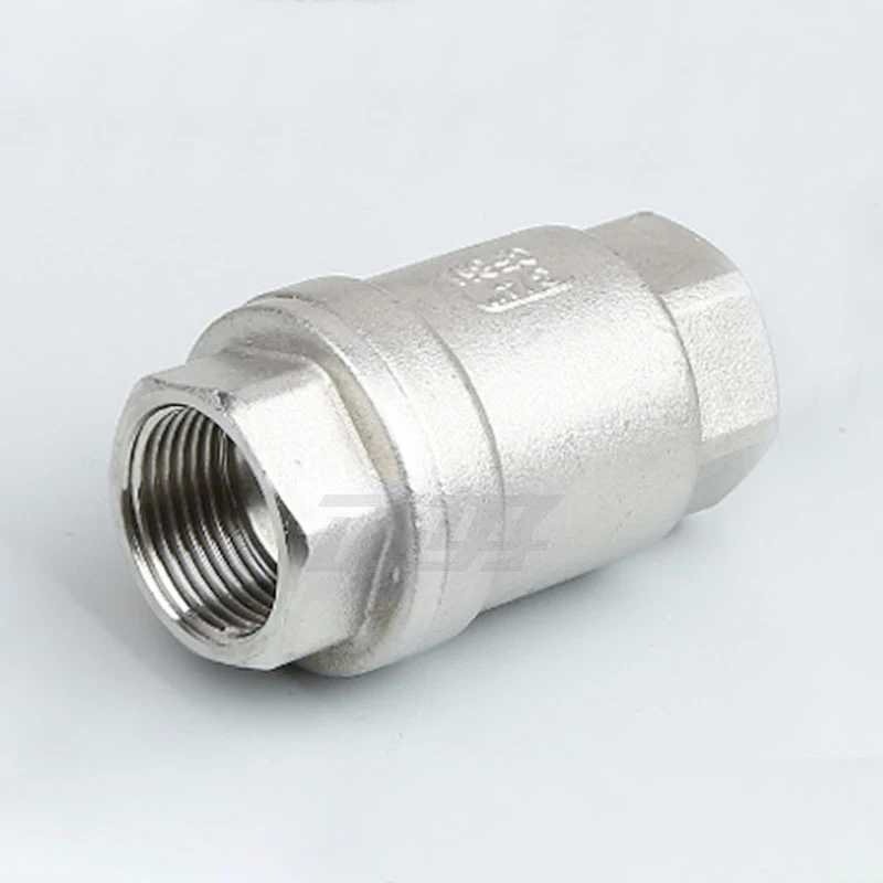 SS304 прямой соединитель с внутренней резьбой вертикальный обратный клапан H12W 16P 1/2