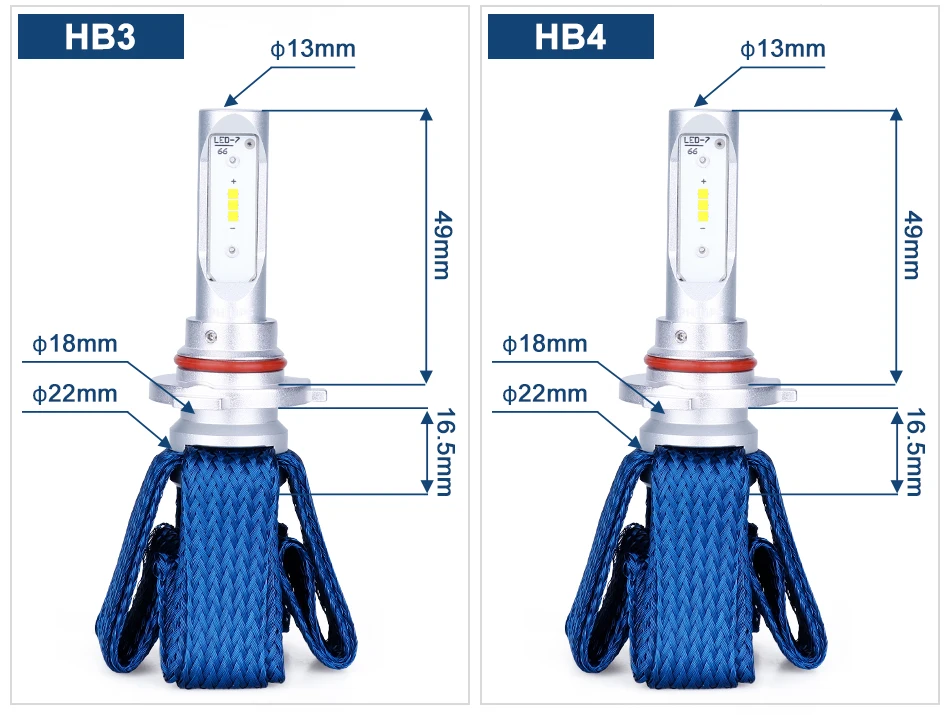 Philips H7 светодиодный H4 H8 H11 H16 9005 9006 9012 HIR2 HB3 HB4 Ultinon Эфирное светодиодный лампы для автомобилей 6000 К авто фары Противотуманные огни комплект из 2 предметов