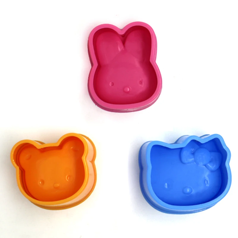 

3Pcs/lot Cute 3D Cartoon Sushi Maker Children Rice Ball Mould DIY Tool Kitchen Accessories Rice Roll Mold Rice Ball Makers