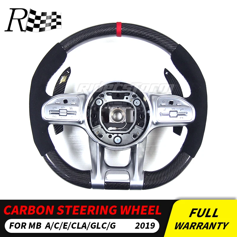 Автозапчасти 2019 W205 рулевое колесо из углеродного волокна для MB A C class A200L W177 новый