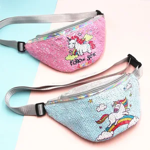 Блестки Единорог для женщин и детей модные спортивные путешествия деньги Телефон поясная сумка голографический кошелек нагрудная сумка Рождественский подарок