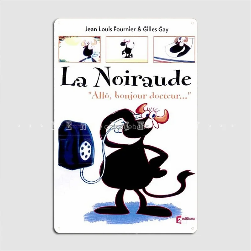 

Металлический плакат La noirдора, Настенный декор, кинотеатр, гараж, печать, оловянный плакат