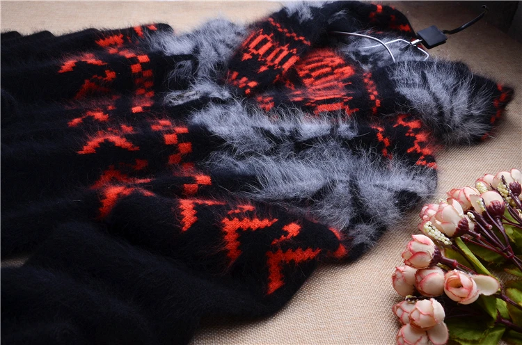 Женские Модные полосатые кашемировые кардиганы с капюшоном зимние куртки из