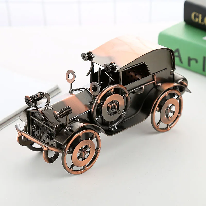 Ретро винтажная Оловянная модель автомобиля Autos De Juguete Speelgoed Auto Diecasts игрушечные