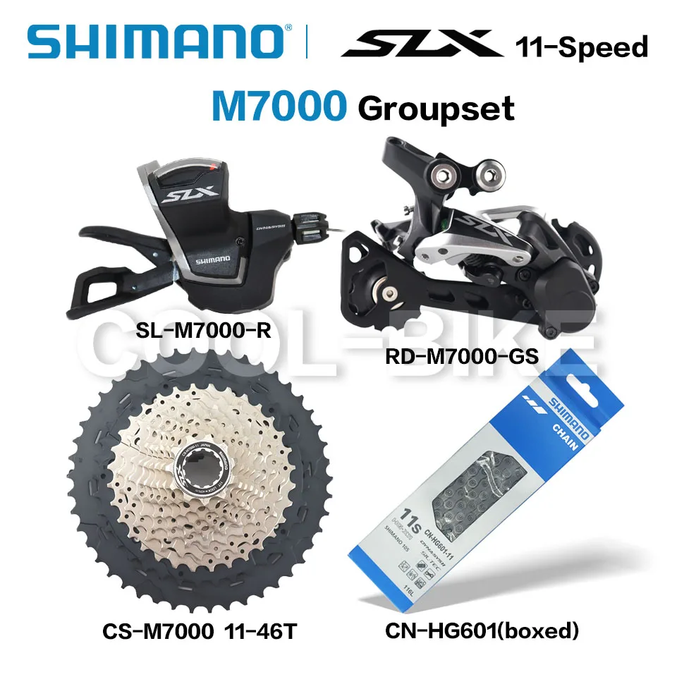Новинка 2020 набор компонентов SHIMANO SLX M7000 скоростной горный велосипед 1x11 с рычагом