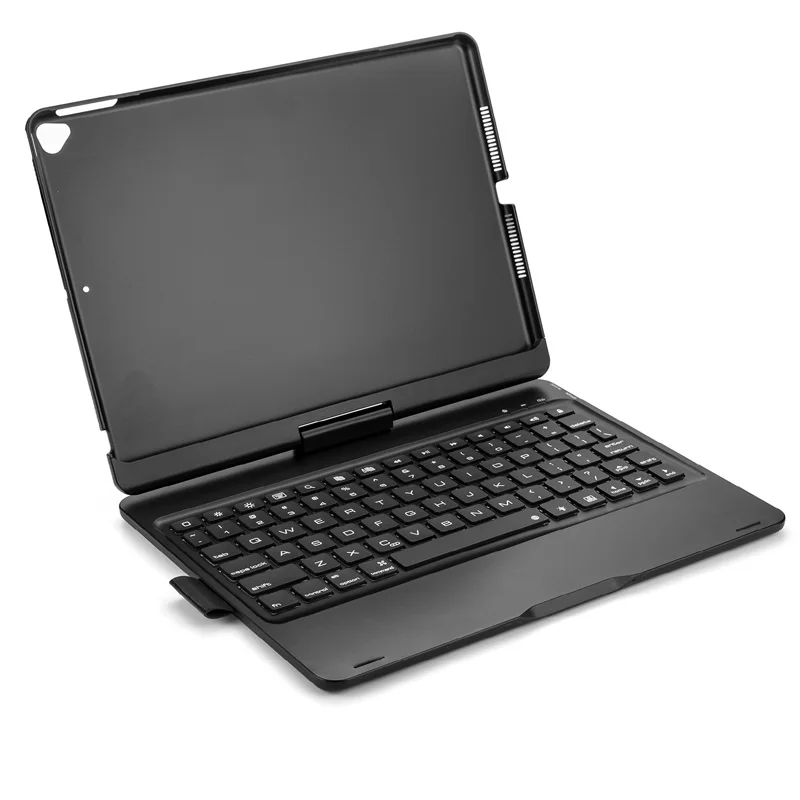 Вращающаяся Беспроводная Bluetooth клавиатура с подсветкой 7 цветов чехол для iPad 10 2 8