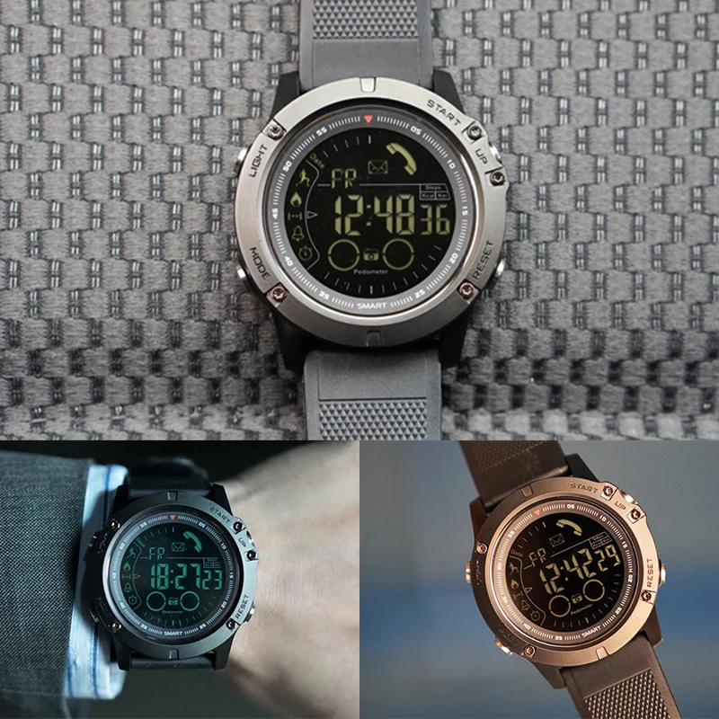 FXM VIBE 3 3S GMT Zwei Orten Alle tag Activity Rekord Sport 33 Monat Lange Standby Informationen Erinnerung smartwatch Smart Uhr|Мужские