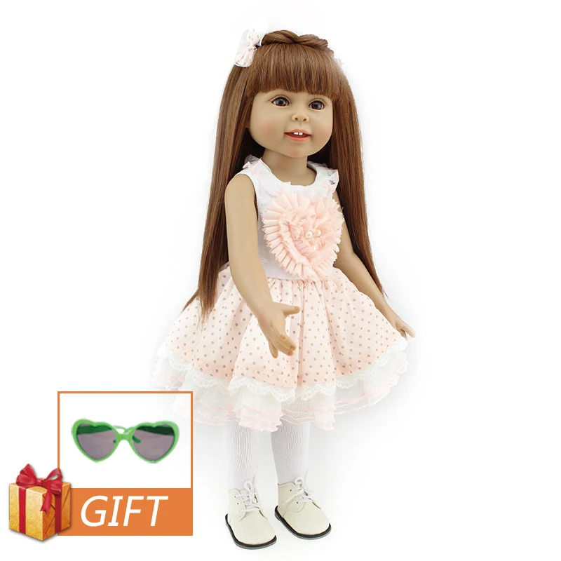 C069 NPK 18 дюймов Кукла ручной работы Reborn Baby Dolls полностью силиконовая Реалистичная кукла принцессы реалистичный резиновый игрушка для детей подарок на день рождения - Цвет: C069