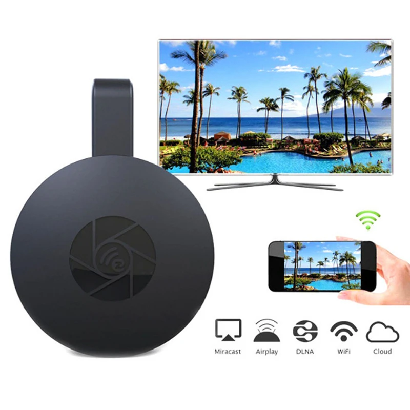 TRUMSOON Miracast Anycast Mirascreen TV Stick DLNA Airplay HDMI-compatible Dongle Receiver 1080P for Android iOS | Электроника