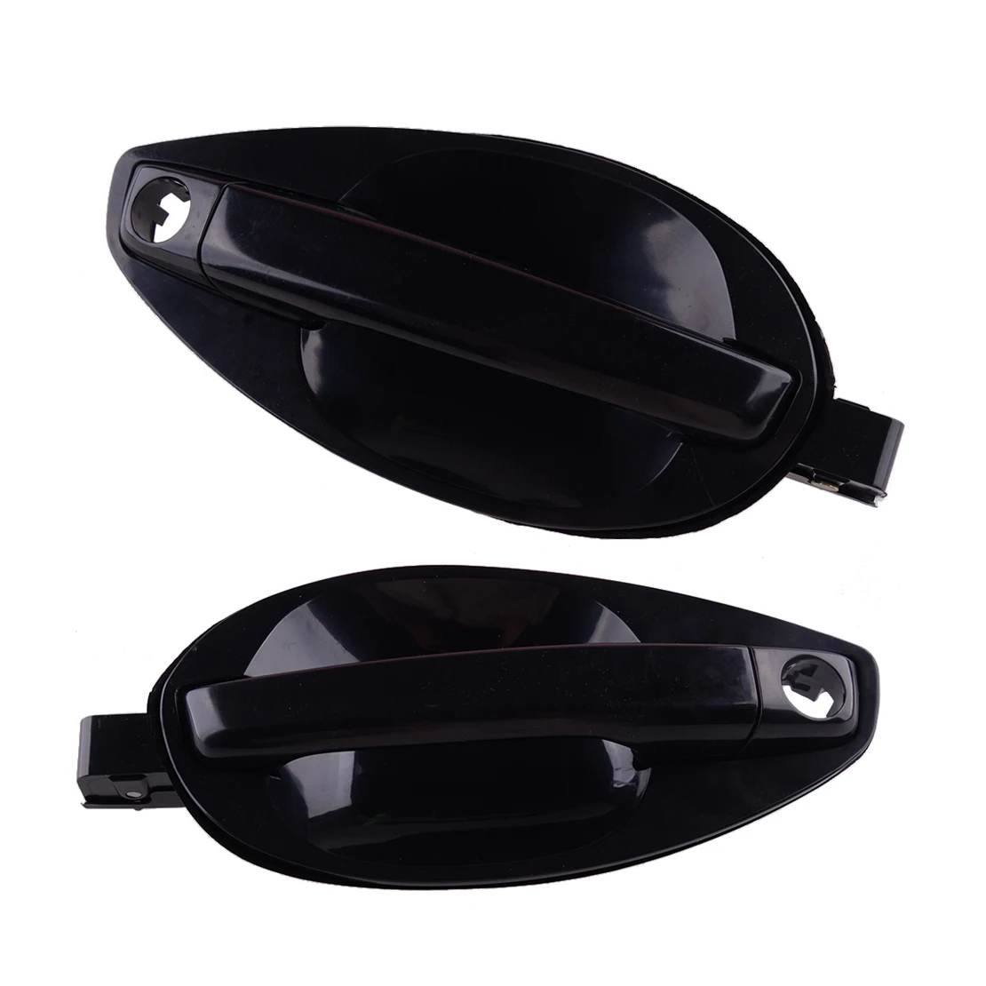 1 пара черных ручек для наружной двери Catch 82660-2C000 82650-2C000 подходят Hyundai Tiburon Coupe 2003 2004