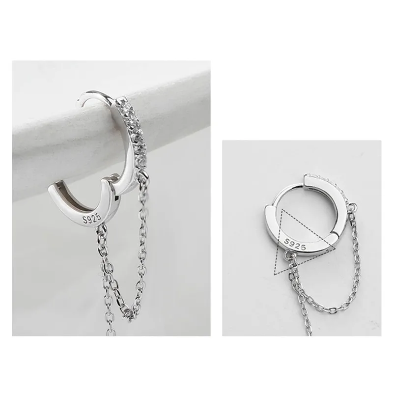 

2021 New Long Tassel Earrings Silver Color Round Dangle Earrings for Women Wedding Drop Earing Fashion Jewelry Gifts