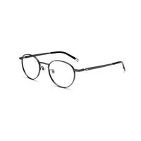 pure titanium glasses frame mens round myopia eyeglasses prescription eyewear optics ultra light fashion spectacles 2022 new