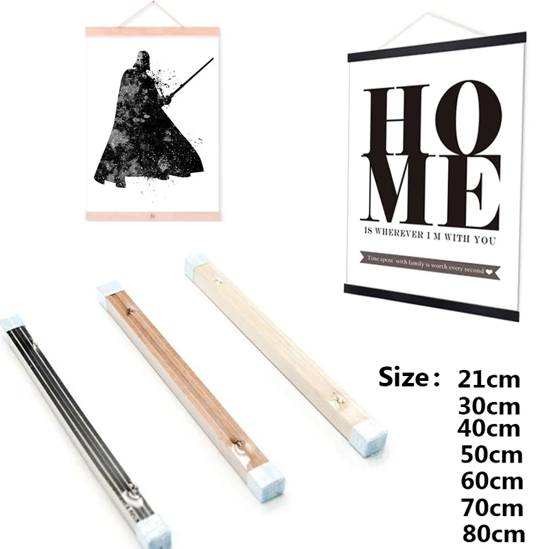 Магнитная деревянная вешалка для картин формата А3 А4 рамка фоторамка холст