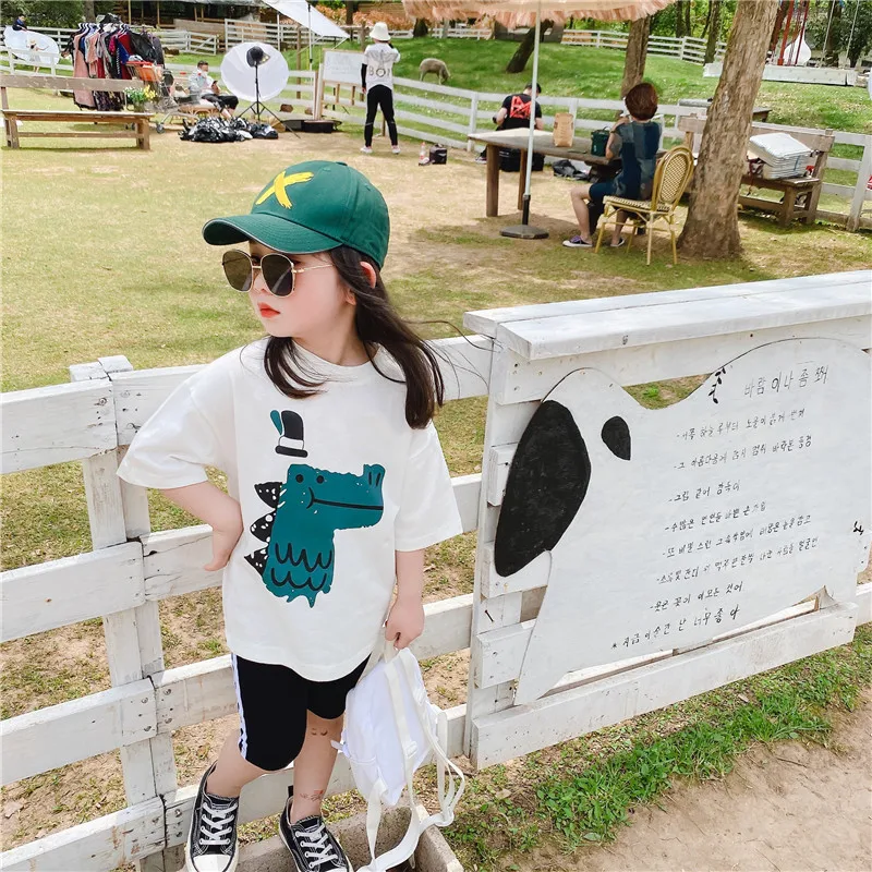 

Kids Baby Girl T-Shirt for Boys Fashion 2021 Kids Toddler Cartoon Tops Toddler Boys Clothes Korean Children Summer Tee Shirt