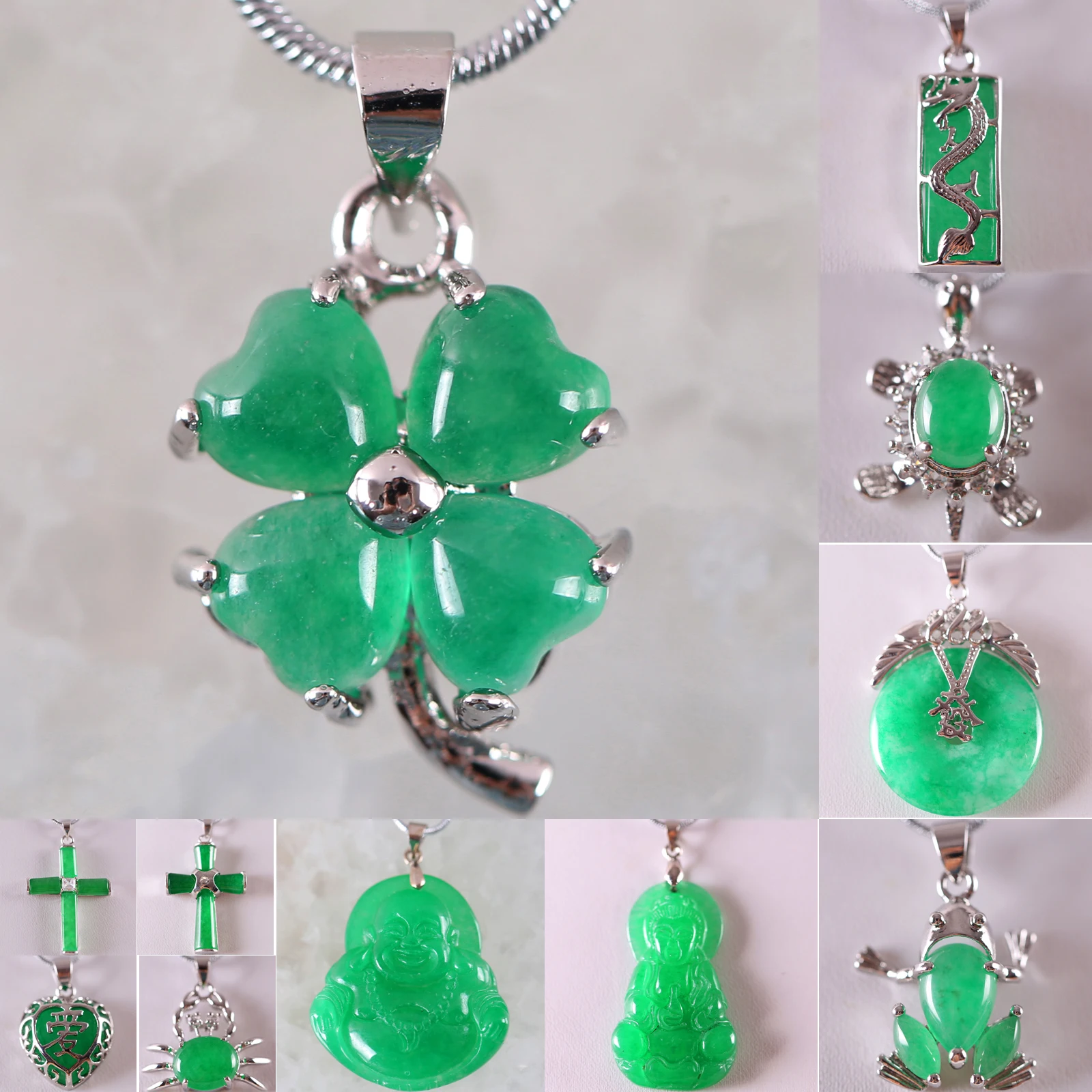 Четырехлистный клевер женское ювелирное изделие Животное Краб черепаха