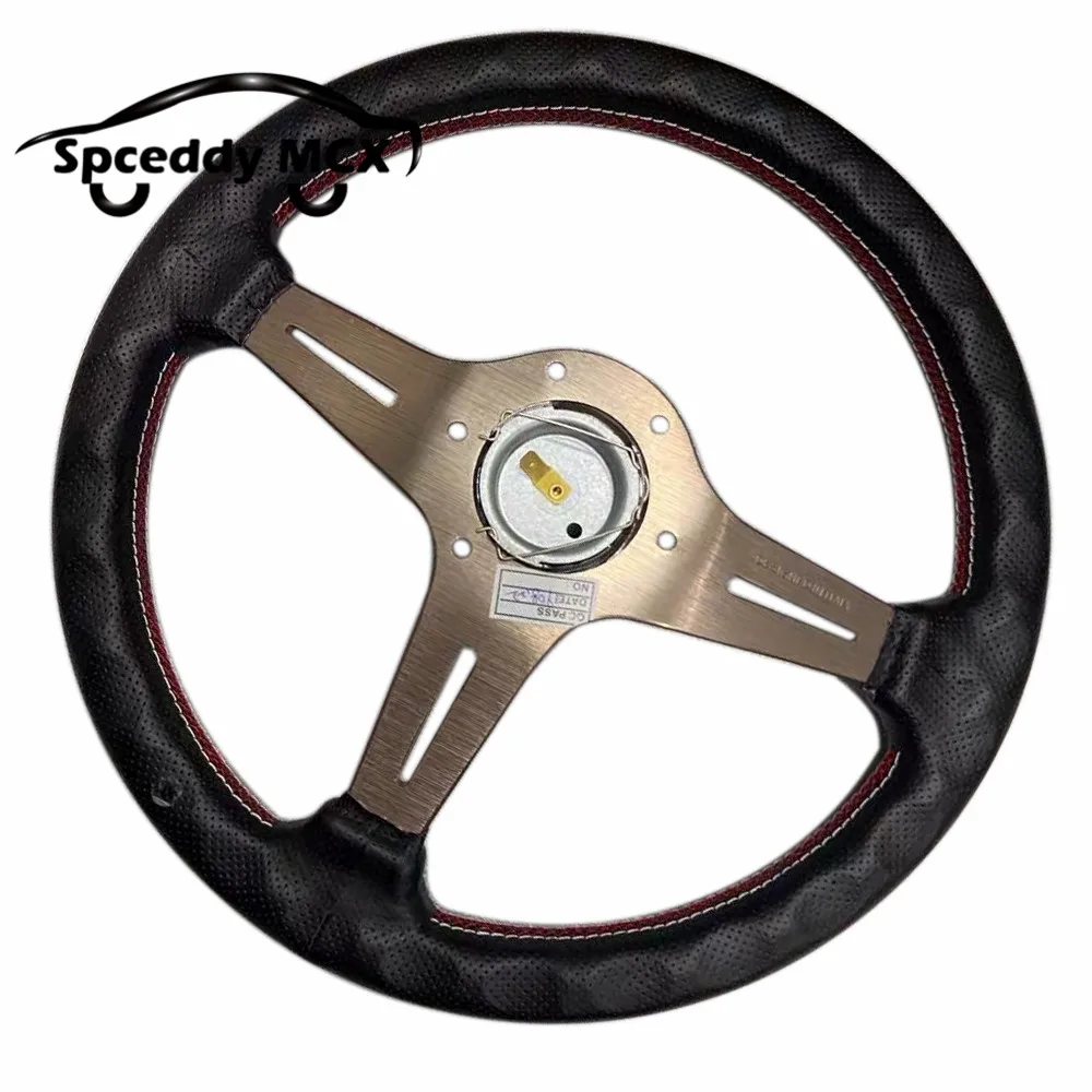 Высокое качество 2020 рулевое колесо ND кожаный спортивный руль гоночные колеса