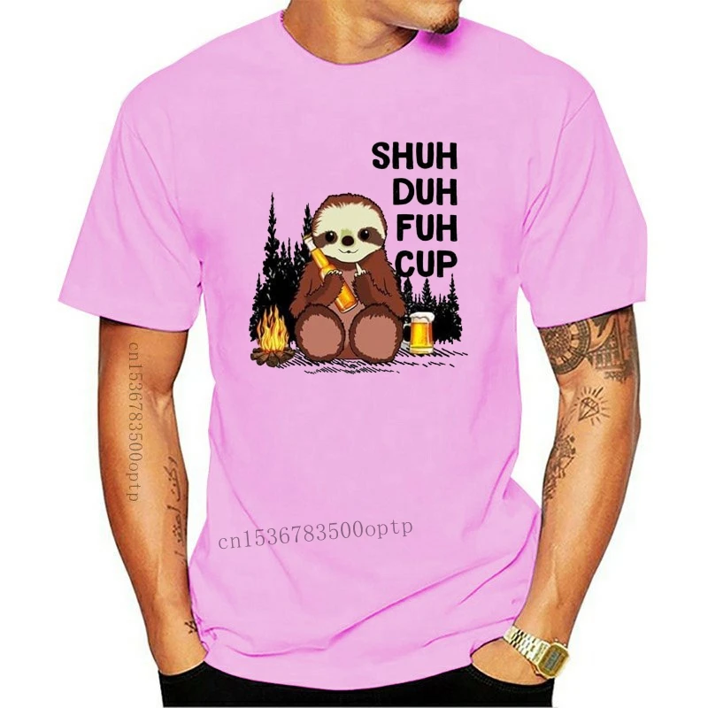 Shuh Duh Fuh Cup I Hate People футболка с рисунком Ленивца|Мужские футболки| |