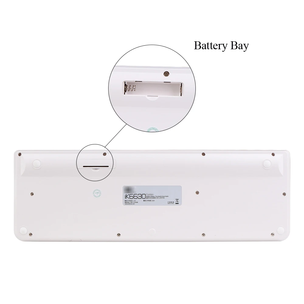 Женская Офисная Клавиатура без косточек комбинированная Милая Розовая Круглая