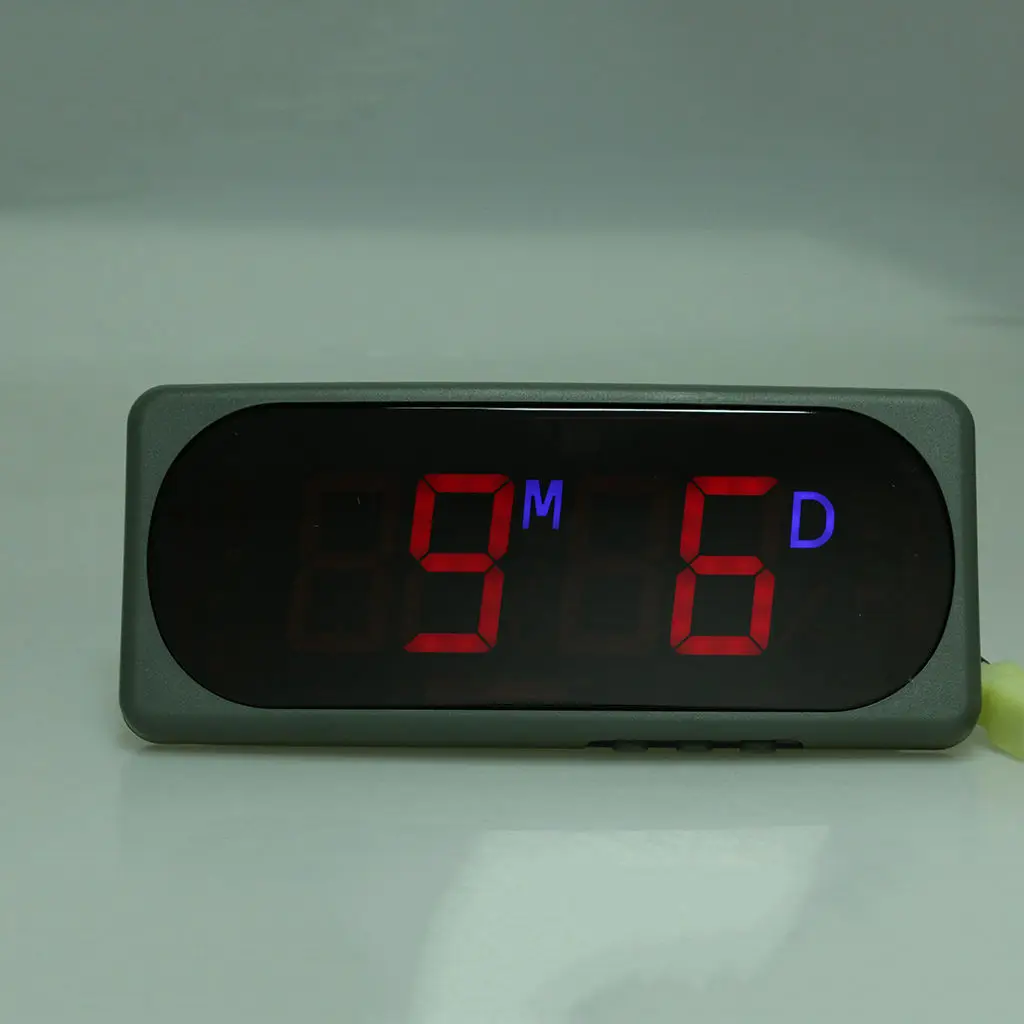 

LED Digital Electronic Time Clock With Calendar for Boat Marine Motorhome RV