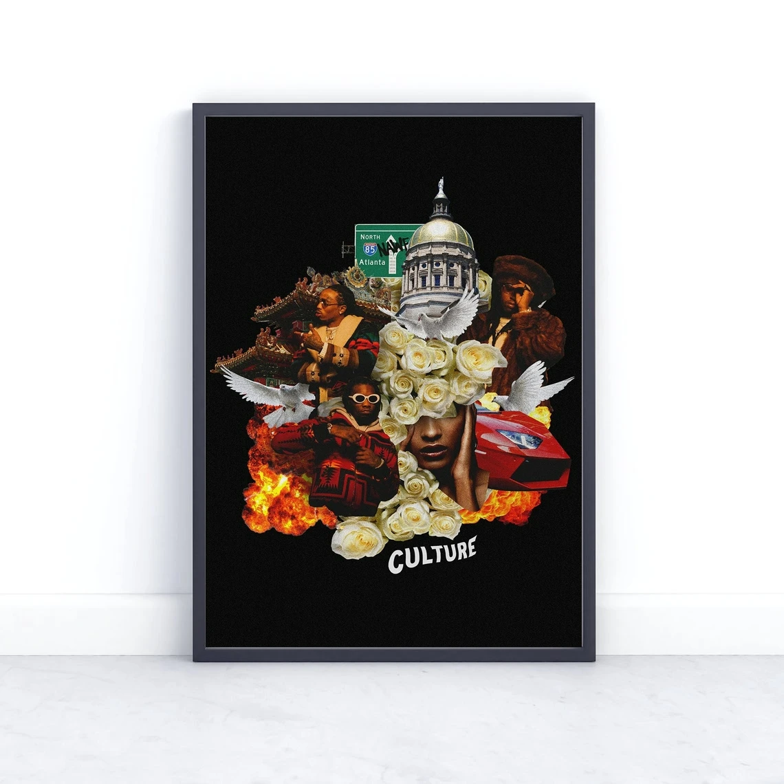 Музыкальный альбом Migos Culture постер украшение для дома настенная живопись (без