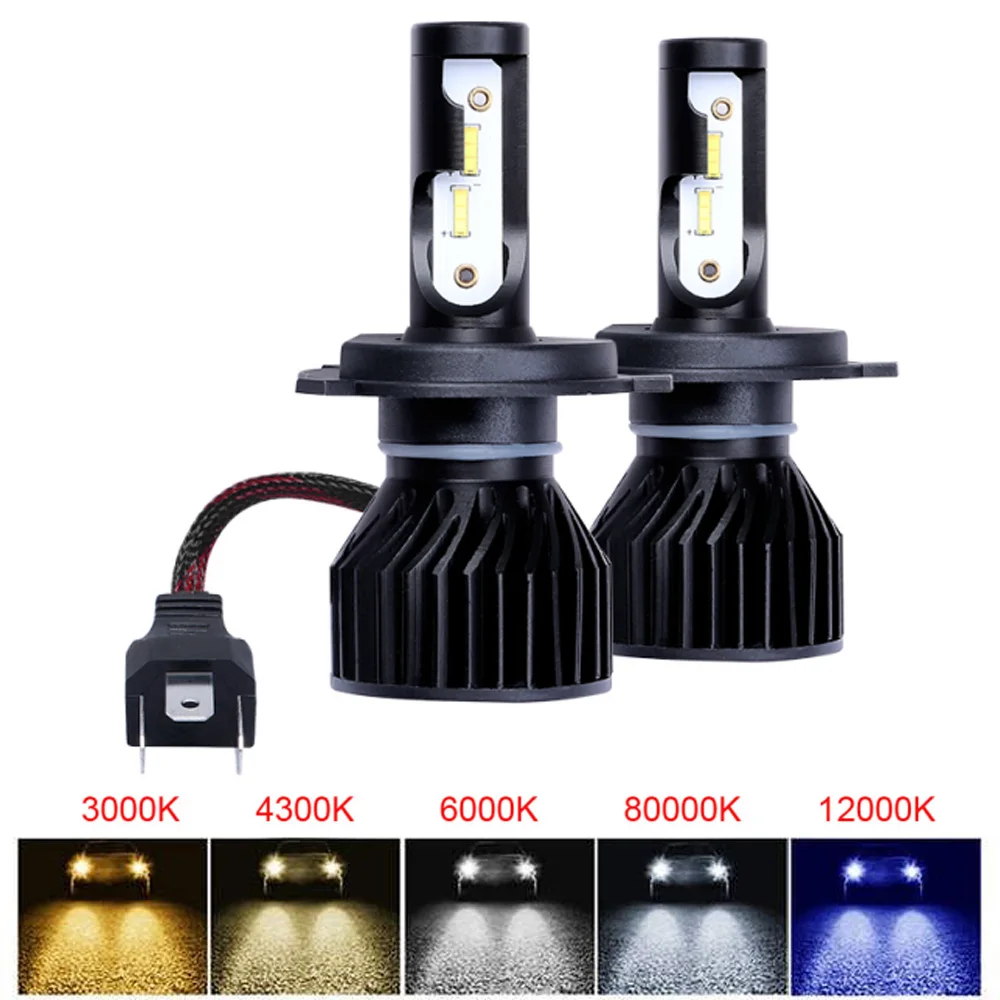 

Elglux Car Headlight H4 H7 LED Canbus H1 H3 H8 H9 H11 9005 HB3 9006 HB4 880 881 H27 ZES LED Bulb 80W 12000LM Auto Fog Light 12V