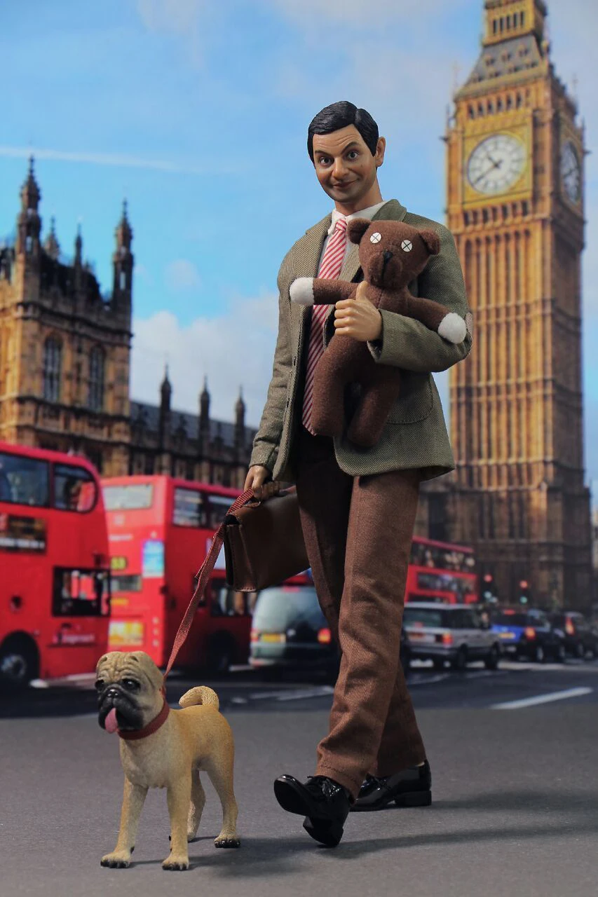 Коллекция 1/6 полный набор мужской экшн фигурки Rowan Atkinson Мистер Бин Коллекционная