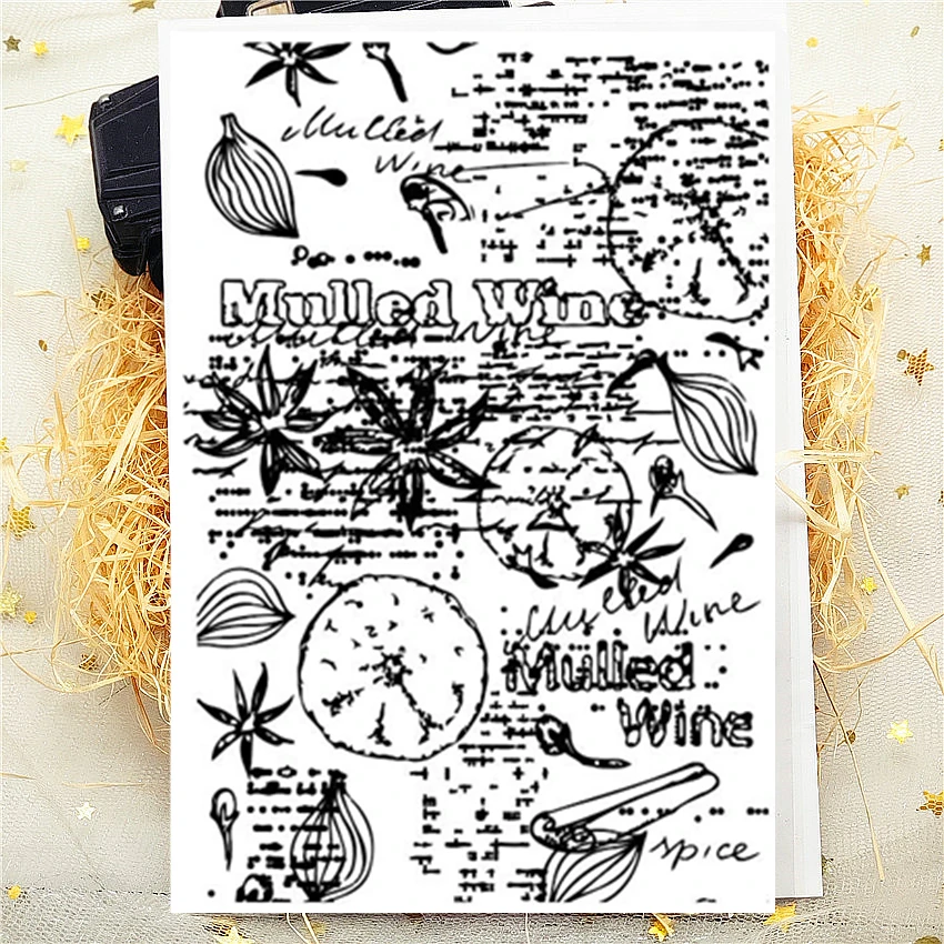 

Прозрачный силиконовый штамп, 20 шт., 11 х16 см