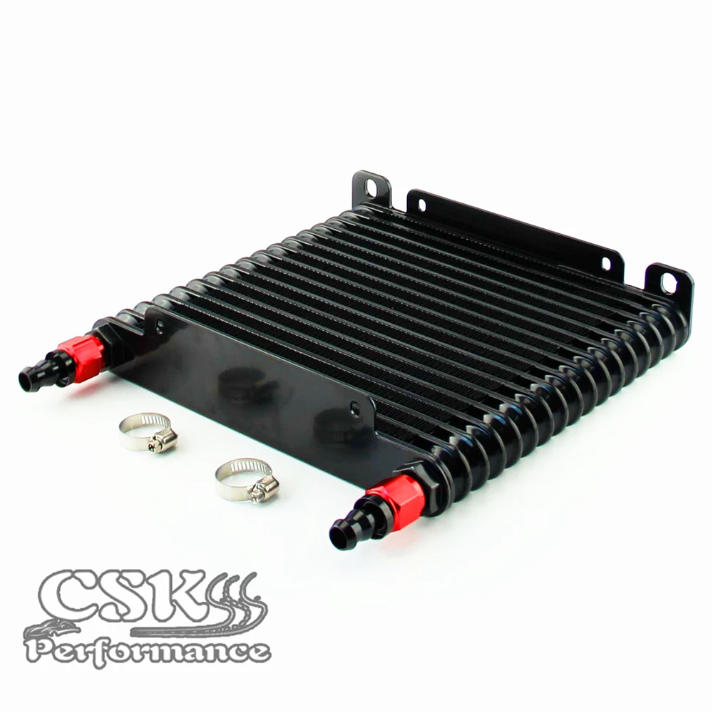 8-дюймовый 32 мм алюминиевый 17-рядный двигатель/гоночный масляный радиатор