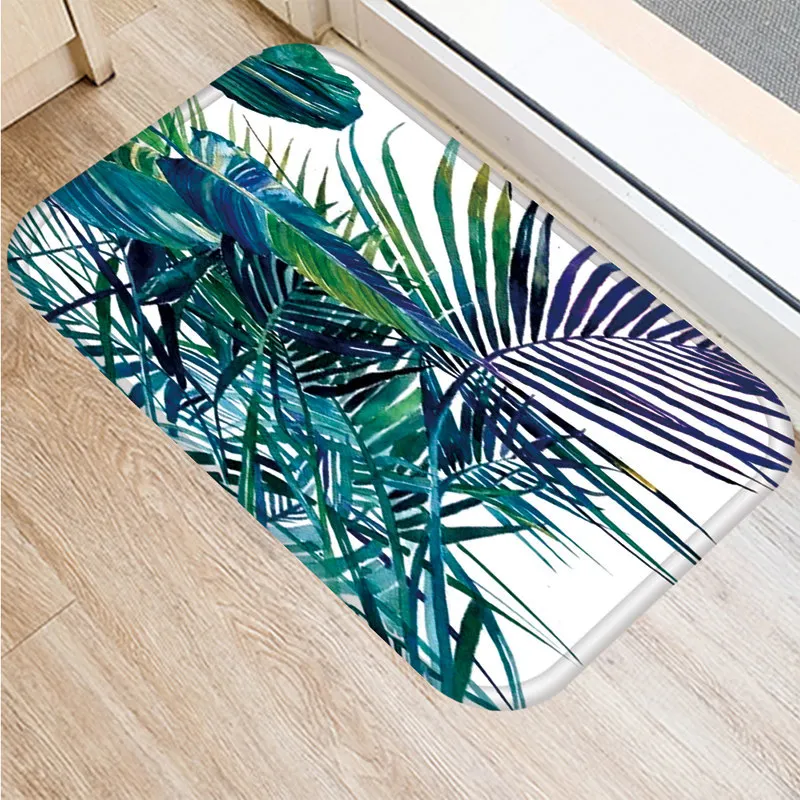 Кактус тропический Monstera кухонный коврик в прихожей пасторальный стиль Напольный