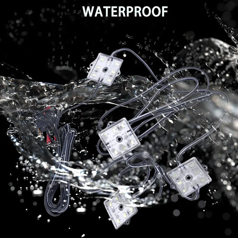 8 шт. светодиодные лампы для чтения Универсальный красный/задний свет коробки FORD