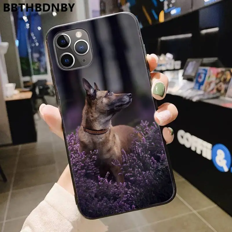 

Malinois dog animals Phone Case for iPhone 11 12 mini pro XS MAX 8 7 6 6S Plus X 5S SE 2020 XR