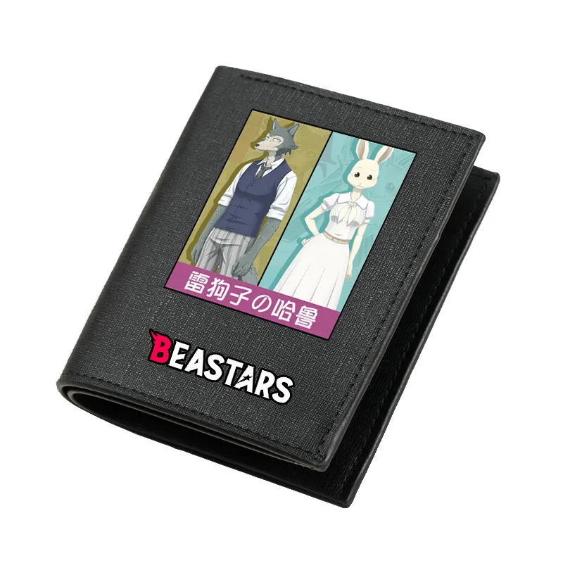 

Anime BEASTARS Legoshi Haru Louis Funny Wallet Cosplay Student Coin Purse Credit Card Holder Prop Cartoon Halloween Collection
