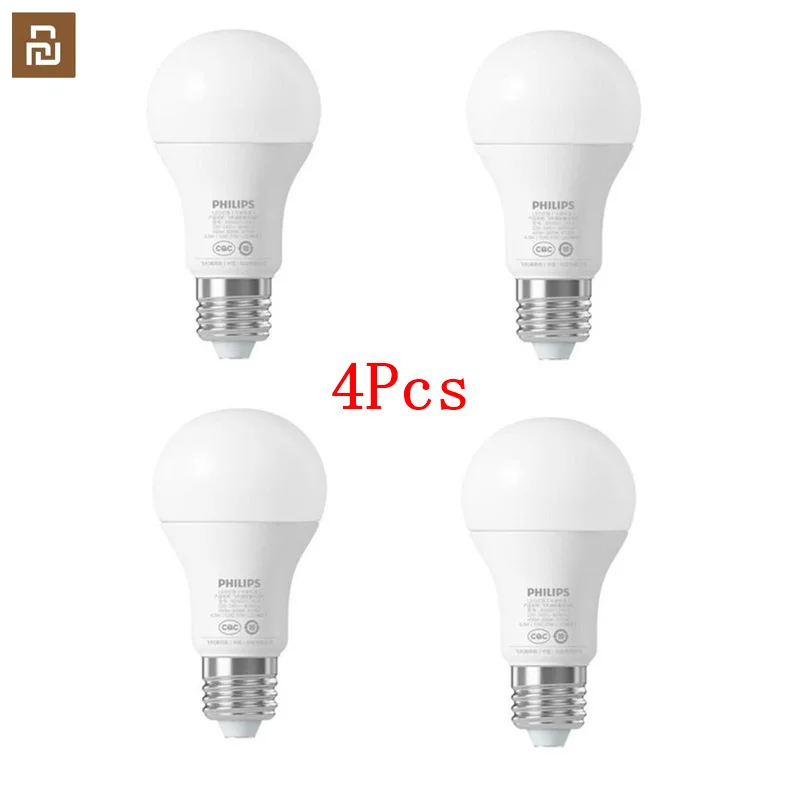 В комплекте распродажа Youpin Philips смарт белый светодиод E27 лампы светильник