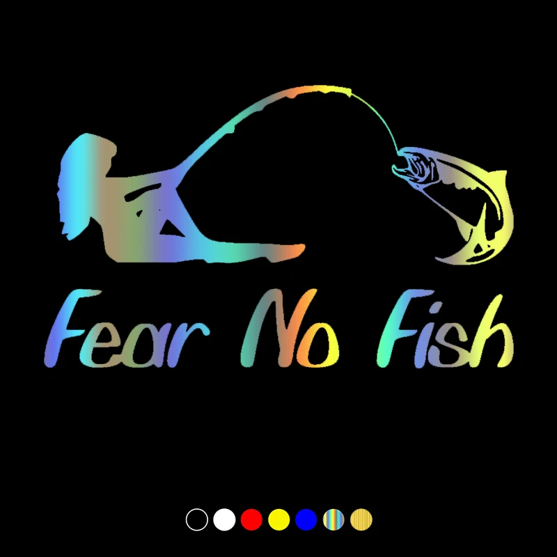 30253# наклейки на авто fear no fish водонепроницаемые машину наклейка для автонаклейка