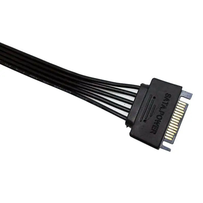 Сплиттер питания для жесткого диска 4 контакта IDE от 1 до 5 SATA 15 контактов кабель