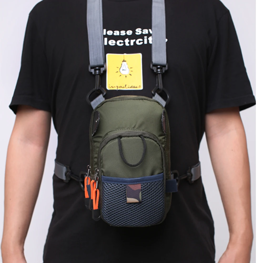Нагрудная сумка для рыбалки мужчин и женщин маленькая хранения рыболовных