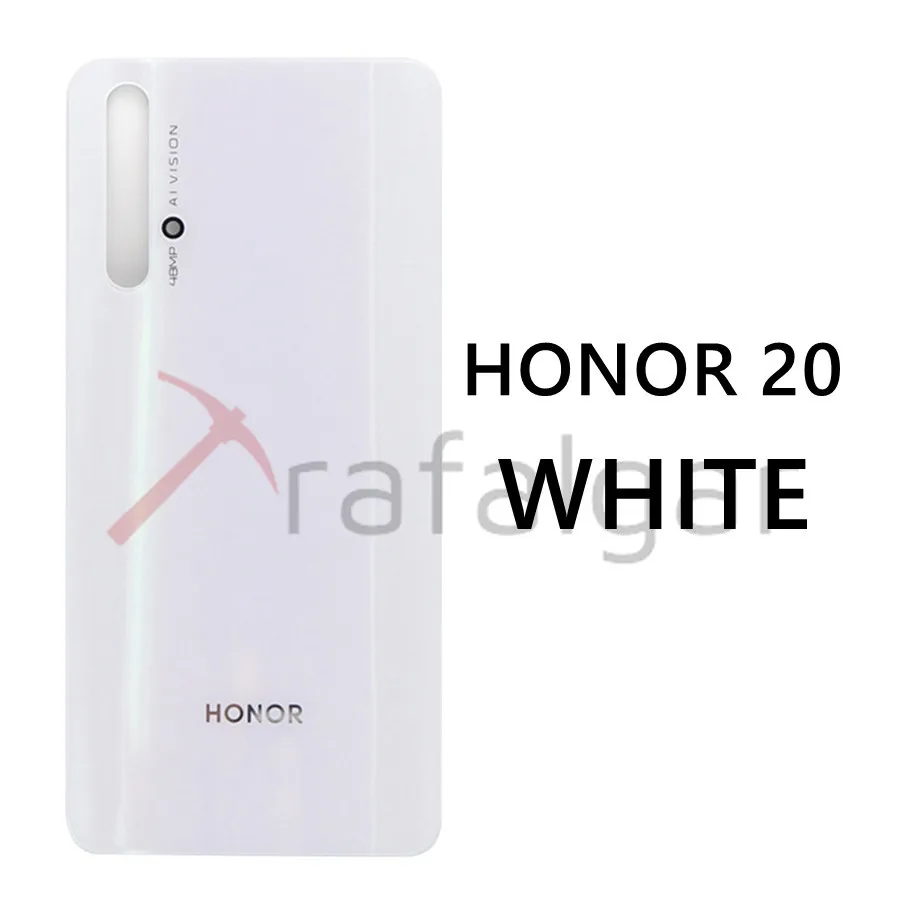 Заднее стекло для huawei Honor 20 Pro Крышка батарейного отсека задняя панель Корпус+ объектив камеры Honor V20 VIEW 20 Крышка батарейного отсека