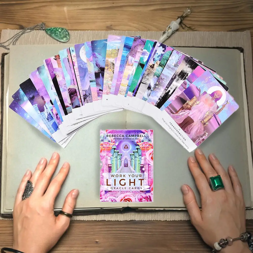Новые 44 шт. карты Oracle Tarot, листы, светильник, карты, доска, игры, карты для игры, вечерние, развлекательные