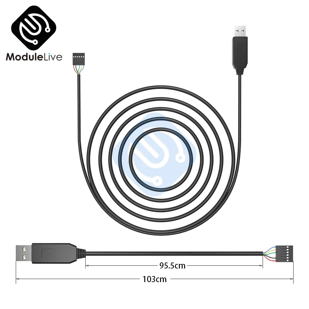 6 контактов FTDI FT232RL FT232 модуль для Arduino USB в TTL UART последовательный провод адаптер