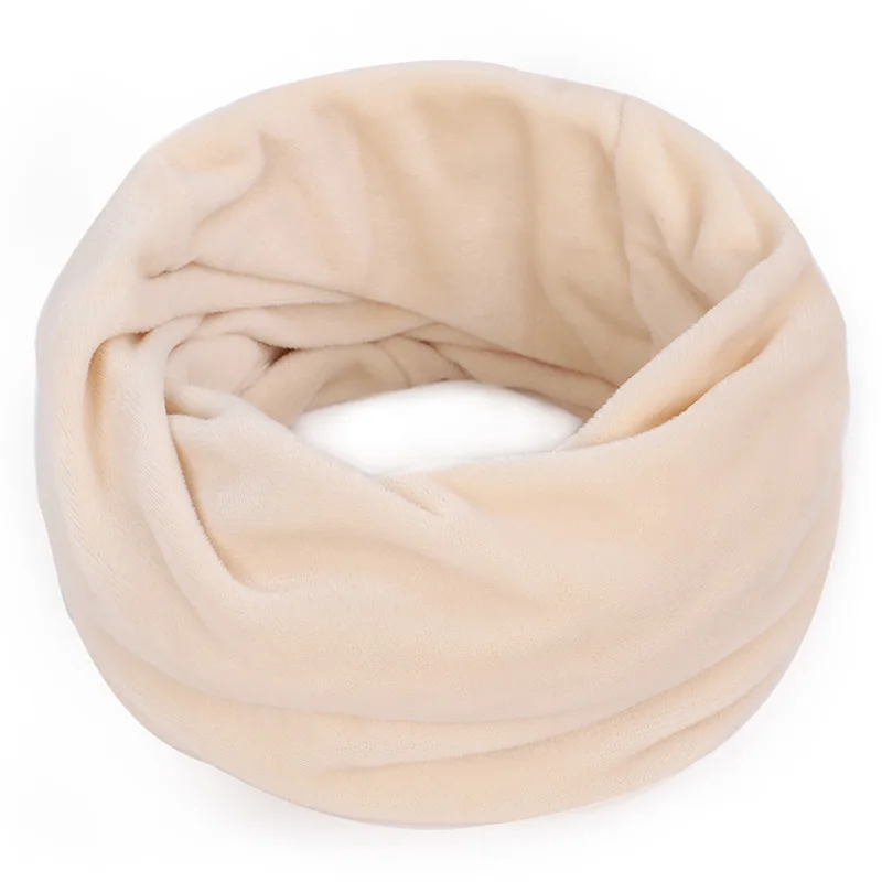 Beige Женский бархатный теплый шарф и шапка зимняя мужская теплая шапка Уличная Повседневная Хлопковая женская шляпа с ушами головной убор - Цвет: Beige