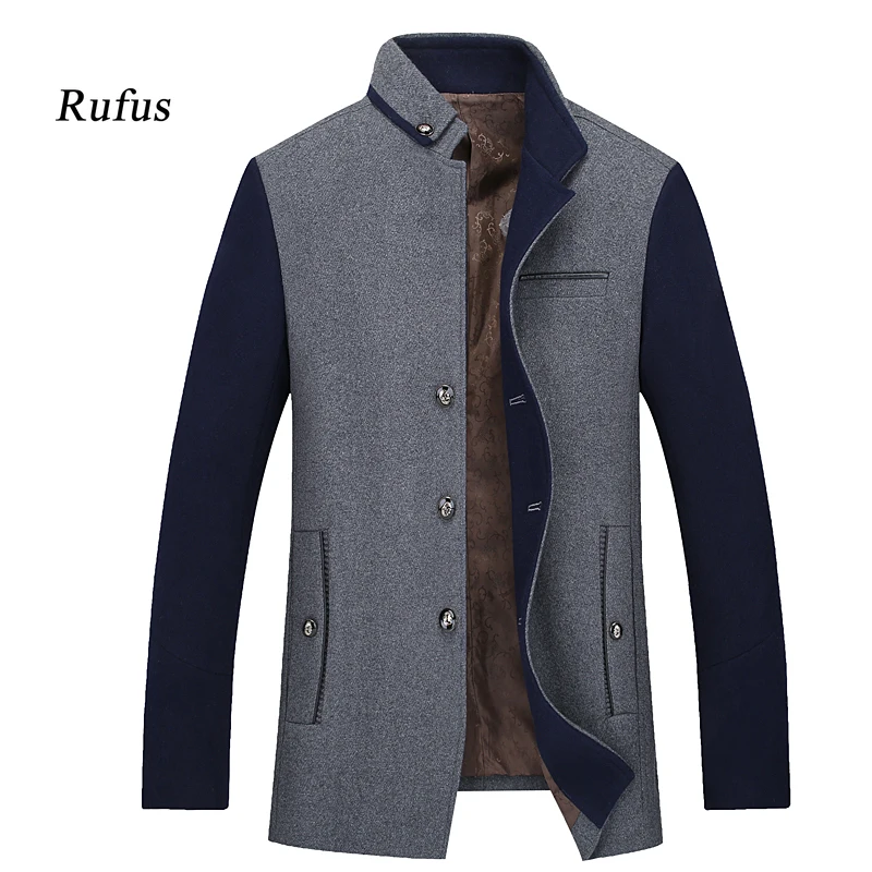818 мужские пальто и куртки зимнее шерстяное мужское классическое умное