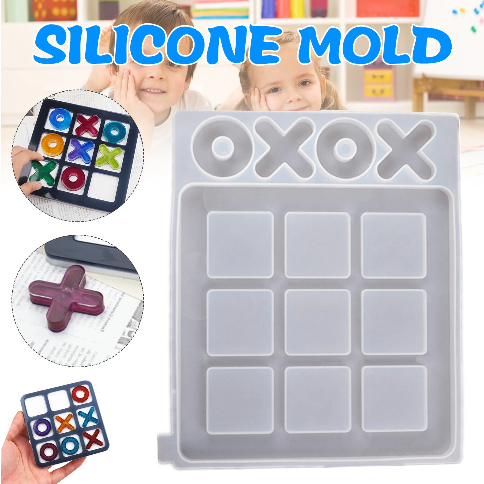 Форма сделай сам X силиконовая форма для настольной игры из смолы современный