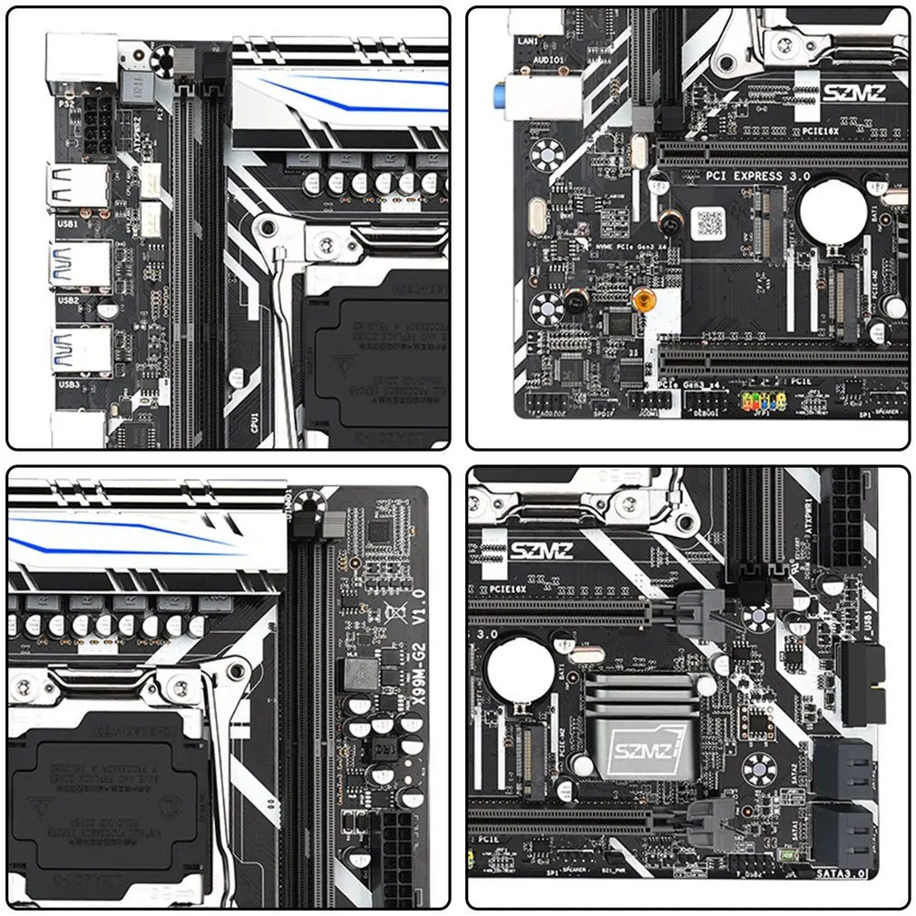 

X99M-G2 Motherboard Set With E5 2620V3 Processor Support PCIE 16X USB 3.0 SATA And DDR4 Memory