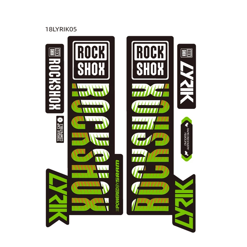 Наклейки ROCKSHOX на велосипед наклейки для защиты передней вилки горных и