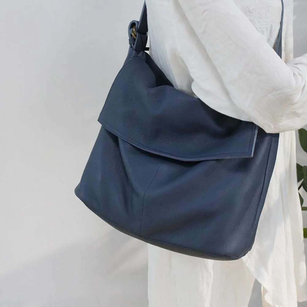 Женская сумка на плечо из натуральной кожи