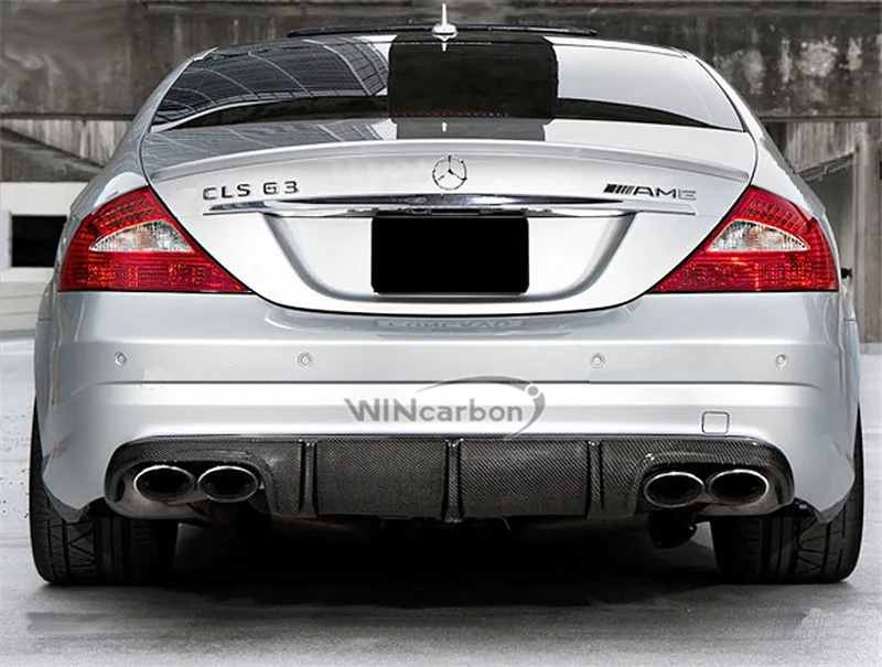 Диффузор заднего бампера FRP для Mercedes Benz W219 CLS AMG CLS55 CLS63 2006 2010|Обвесы| |