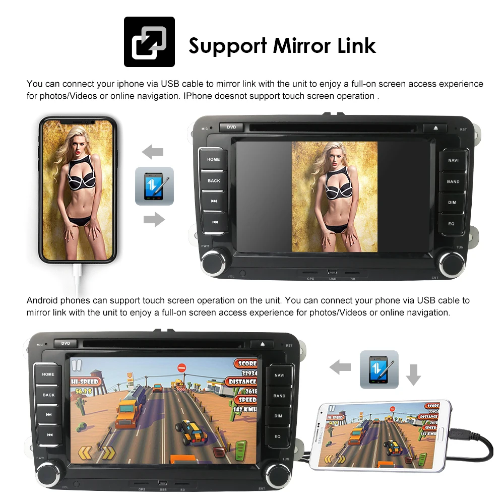 7 дюймовый 2din автомобильный DVD плеер GPS радио для старого VW PASSAT B5 B6 транспортер T4/T5