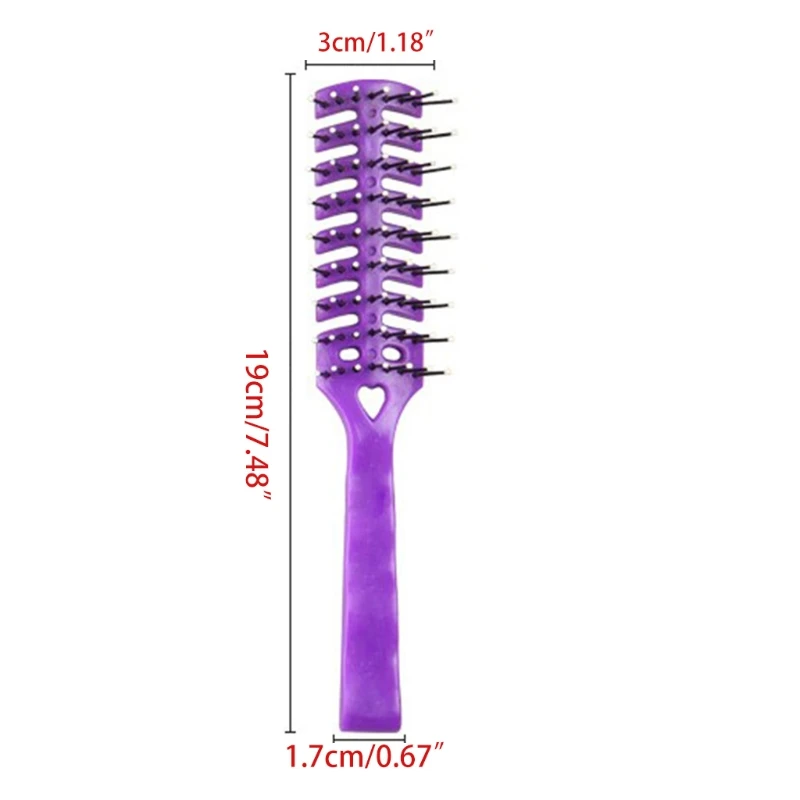 

Vent Brush Hair Brush 7 Row Vent Brush With Ball Tipped Bristles Random Color A0NC